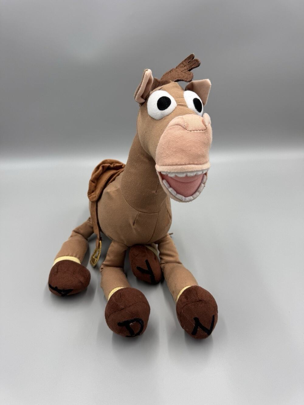 Disney Store Toy Story's Woody's Horse Bullseye Plush 12” Stuffed Animal ANDY